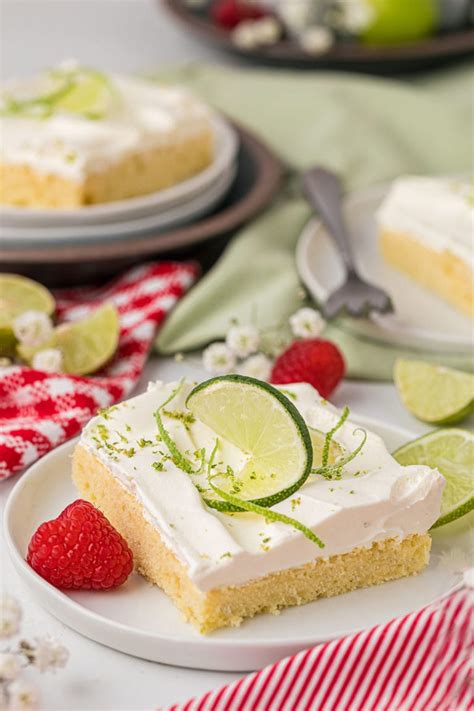 Easy Key Lime Cake Sheet Cake Recipe With Cake Mix Tidymom