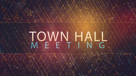 Town Hall Meeting – Faith Fellowhsip of Marion, NY