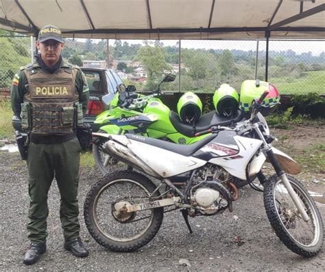 En Popayán Y Timbio Dos Motocicletas Fueron Recuperadas Por La Policía Nacional