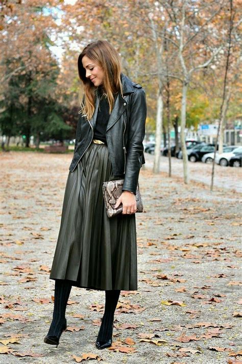 Lederlady Skirt Outfits Fall Fashion Midi Skirt Fall Outfit