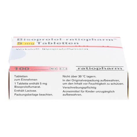 Bisoprolol Ratiopharm Mg Stk Online G Nstig Kaufen