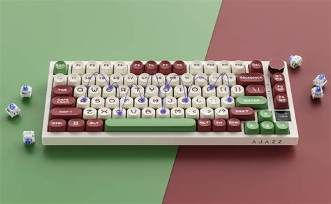 Amazon AJAZZ AK820PRO 75 Hot Swap Gasket Mount Mechanical Keyboard With TFT Display Screen