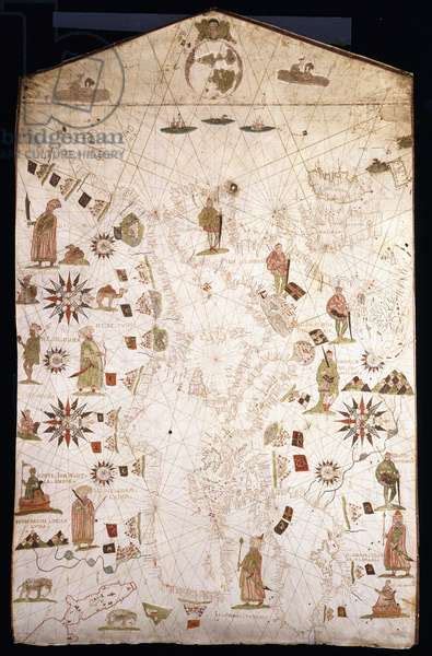 Image Of Portolan Chart Of The Mediterranean And Northern Europe C