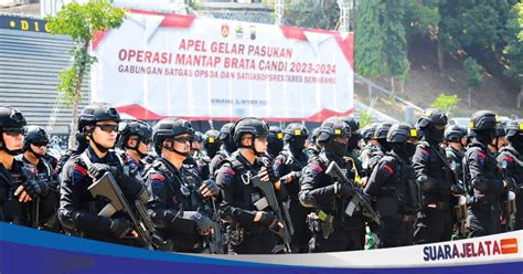 Apel Gelar Operasi Mantap Brata Candi 2023 Polda Jateng Siap Amankan