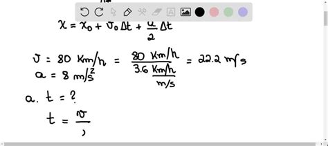 Solved A Car Is Traveling At A Steady Km H In A Km H Zone A