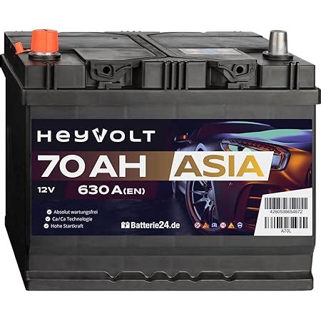 Heyvolt Asia Autobatterie V Ah A En Starterbatterie Absolut