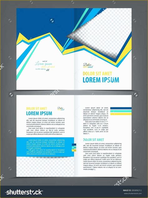 2 Fold Brochure Template Free Download Of Two Page Brochure Templates ...