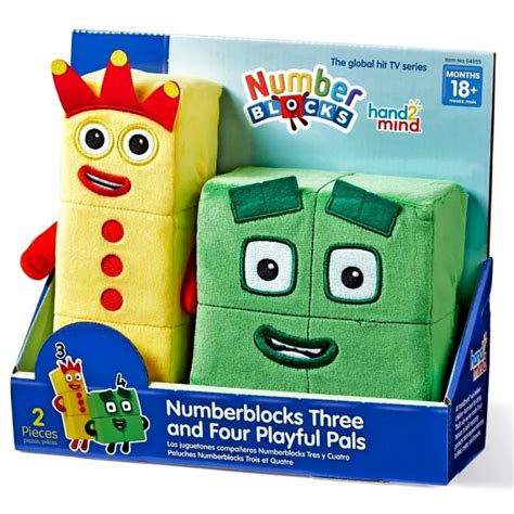 Numberblocks Three and Four Playful Pals