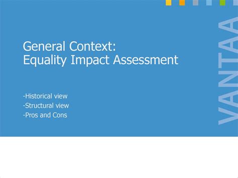 Creating The Context For Equality Impact Assessment At The Local Level Ppt Download