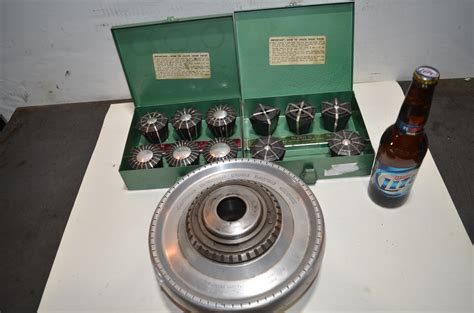 Jacobs Rubber Flex Collet Set And Spindle Nose Lathe Chuck J910 J920