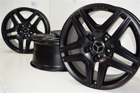 20″ Mercedes G63 G550 G500 Rims Black Factory Oem Authentic Wheels Rims Factory Wheel Republic