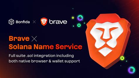 Solana Name Service x Brave : r/solana