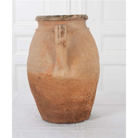 French Th Century Terracotta Olive Jar Fireside Antiques