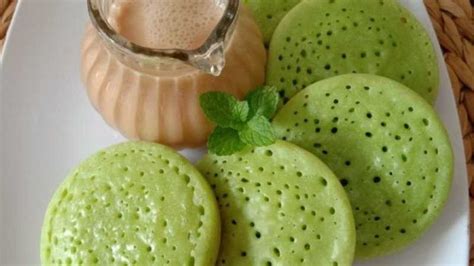 Resep Serabi Pandan Kuah Kinca Lembut Manis Dan Mudah Dibuat