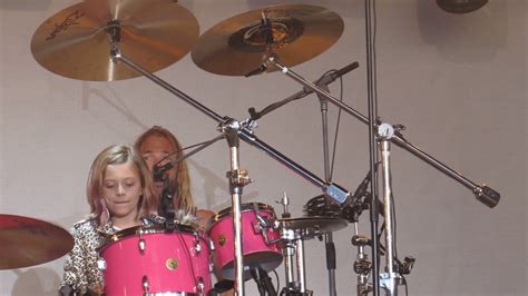 Harper Grohl Drumming For Her Dad YouTube