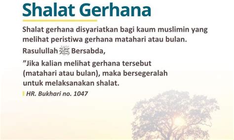 Poster Islami Panduan Shalat Gerhana Bimbinganislam