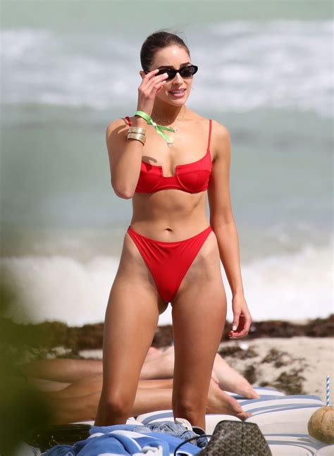 OLIVIA CULPO In A Red Bikini At A Beach In St Barth HawtCelebs