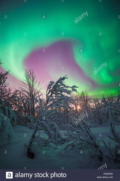 Aurora Borealis over Tromso, Northern Norway Stock Photo - Alamy