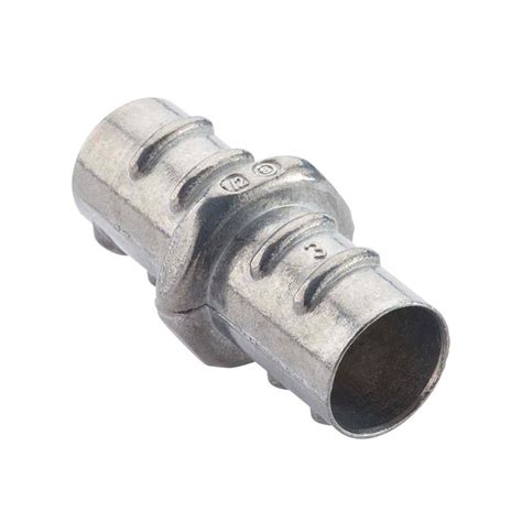 Halex 1 14 In Flexible Metal Conduit Fmc Screw In Coupling 04512