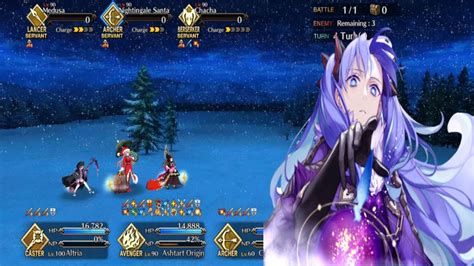 FGO NA Christmas 5 Rerun CQ Astarte 4 Turn Clear YouTube