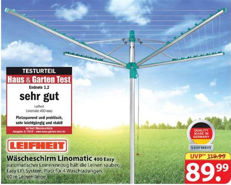 Leifheit W Scheschirm Linomatic Easy Angebot Bei Famila Prospekte De