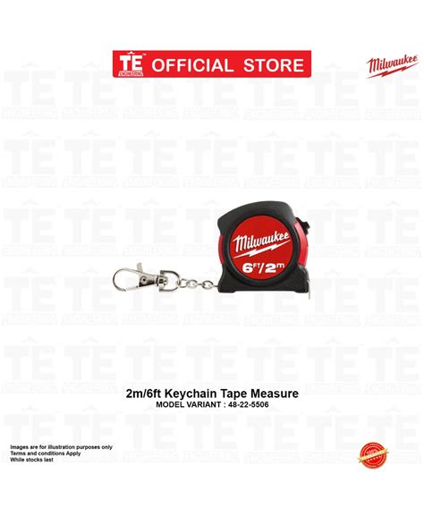 Milwaukee 2m6ft Keychain Tape Measure Te Engineering