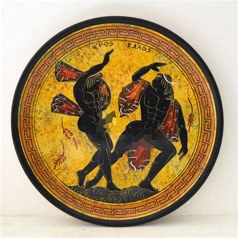 Homoerotic Scene Between Two Males Athens 500 BC Representation Of Red