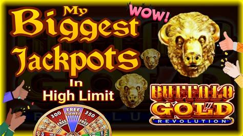 My Biggest High Limit Jackpots In Buffalo Gold Revolution Slot Youtube