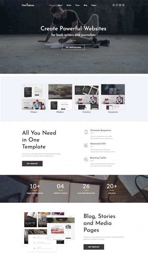 20 Best Book Website Templates 2024 Begindot