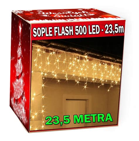 Sople Zewnętrzne 500 Led Iskra Flash Niska cena na Allegro pl