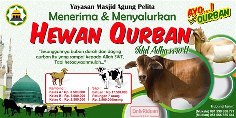 10 Contoh Banner Jual Hewan Qurban Menarik Eye Catching Everpro