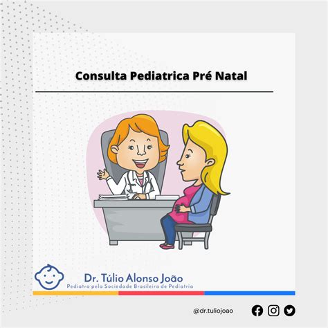 A Consulta Pedi Trica Pr Natal Meuped Dr T Lio Alonso Jo O