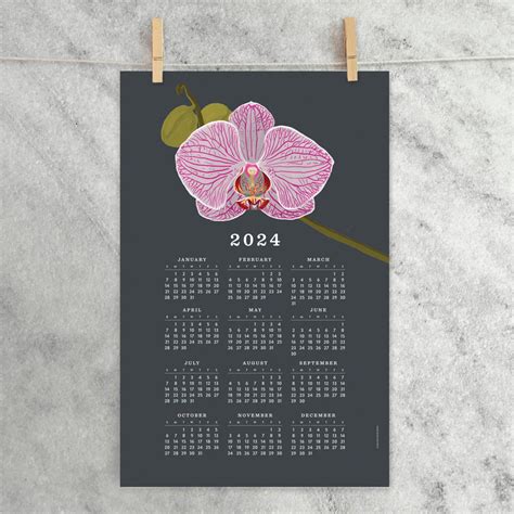 At A Glance Calendar 2024 Wall Erica Jacinda