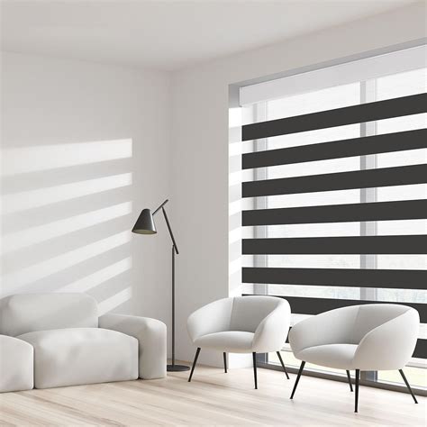 Sunfree Zebra Blinds Dual Roller Shades For Windows Zebra Shade Light