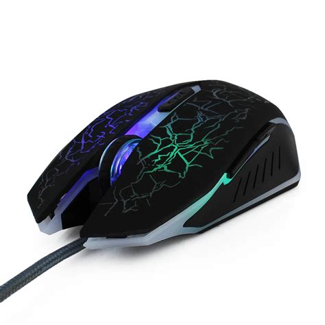 2016 High DPI 6D Wired gaming Mouse Gamer Computer Mause Colorful Backlight mouse professional ...