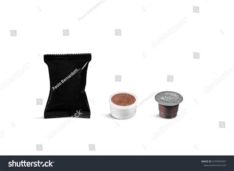 Different Types Coffee Pods Package Isolated Stock Photo 1679599357 ...