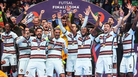 Portugal derrota Espanha e conquista Finalíssima de futsal Renascença