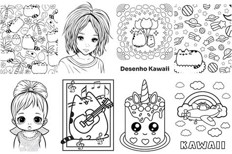 Desenhos Para Colorir Kawaii Desenhos Para Colorir Jogue