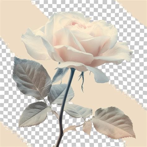 Premium PSD A Pink Rose With The Word Pink On It