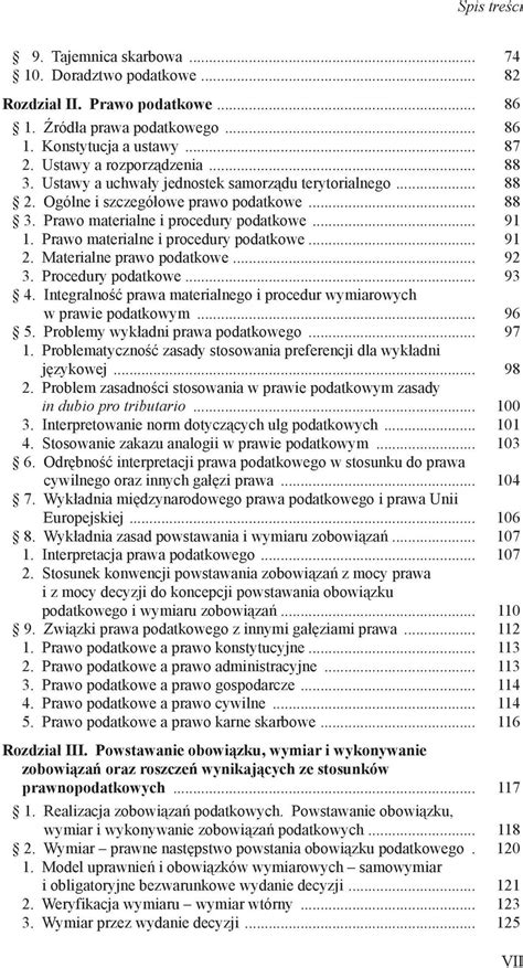 Spis treści Wstęp Wykaz skrótów Rozdział I Podstawowe pojęcia i