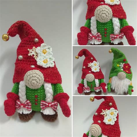 Amigurumi Gnome Christmas Free Crochet Pattern Crochet Amgurum