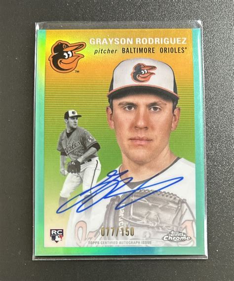 Yahoo Topps Chrome Platinum Grayson Rodriguez