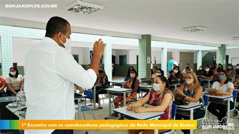 Encontro Os Coordenadores Pedag Gicos Da Rede Municipal De