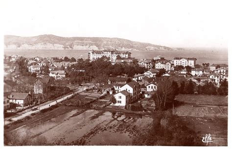 Hendaye Vue Panoramique D Hendaye Plage Et Le Palace Eskuualduna Au