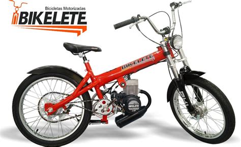 Bikelete Bicicleta Motorizada Motor Tempos Vermelha Em Vazlon Brasil