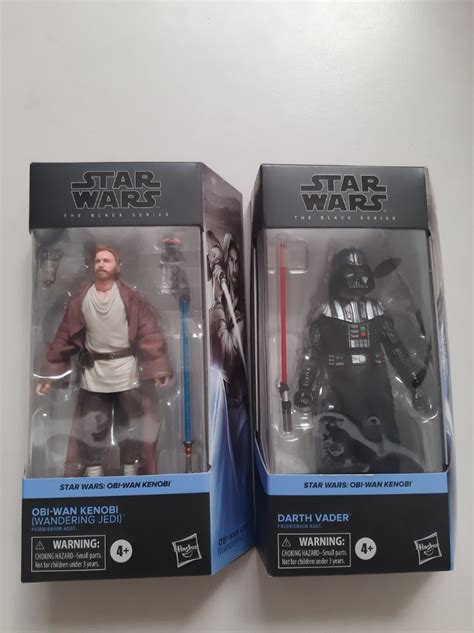 Star Wars Black Series Obi Wan Kenobi And Darth Vader Hobbies Toys