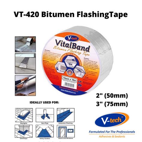 Vt Vitalband Bitumen Flashing Tape Tape Atap Penampal Zink