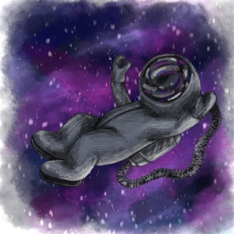 Иллюстрация Космонавт в стиле детский | Illustrators.ru