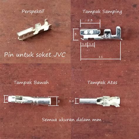 Skun Pin Untuk Soket Head Unit Jvc Skun Saja Tanpa Soketnya Tanpa
