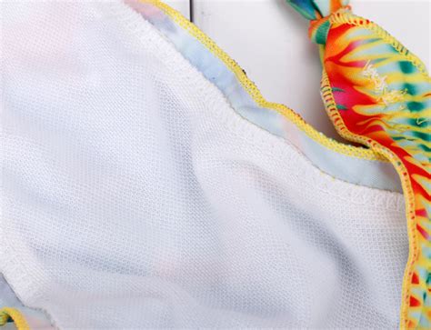 Halter Colorful Reversible String Bikini Set On Luulla
